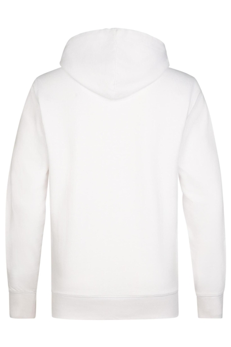 Petrol Industries witte heren sweater | Achteraanzicht