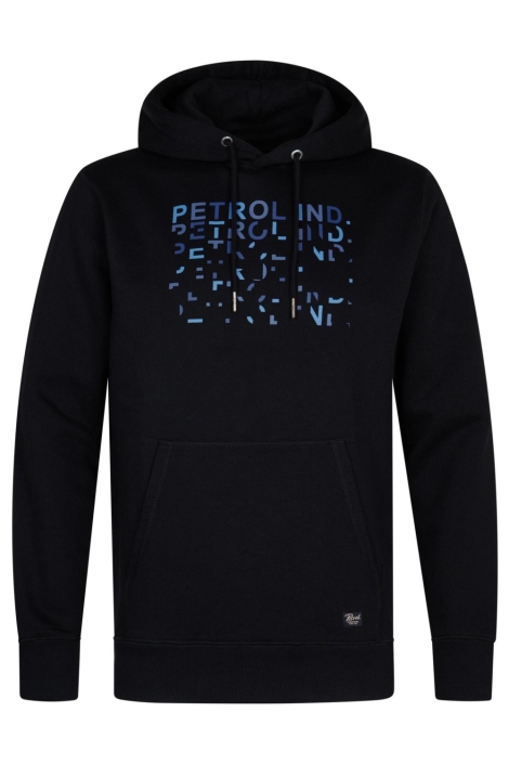 Petrol Industries zwarte heren sweater | Vooraanzicht