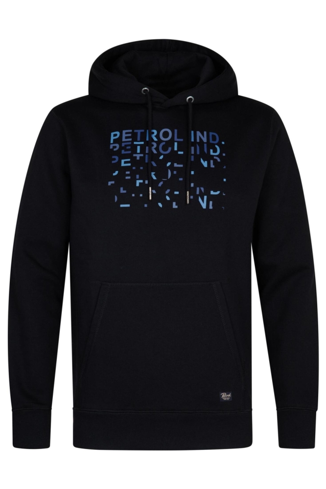 Petrol Industries zwarte heren sweater | Vooraanzicht