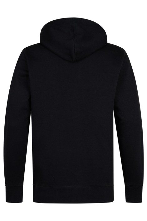 Petrol Industries zwarte heren sweater | Achteraanzicht