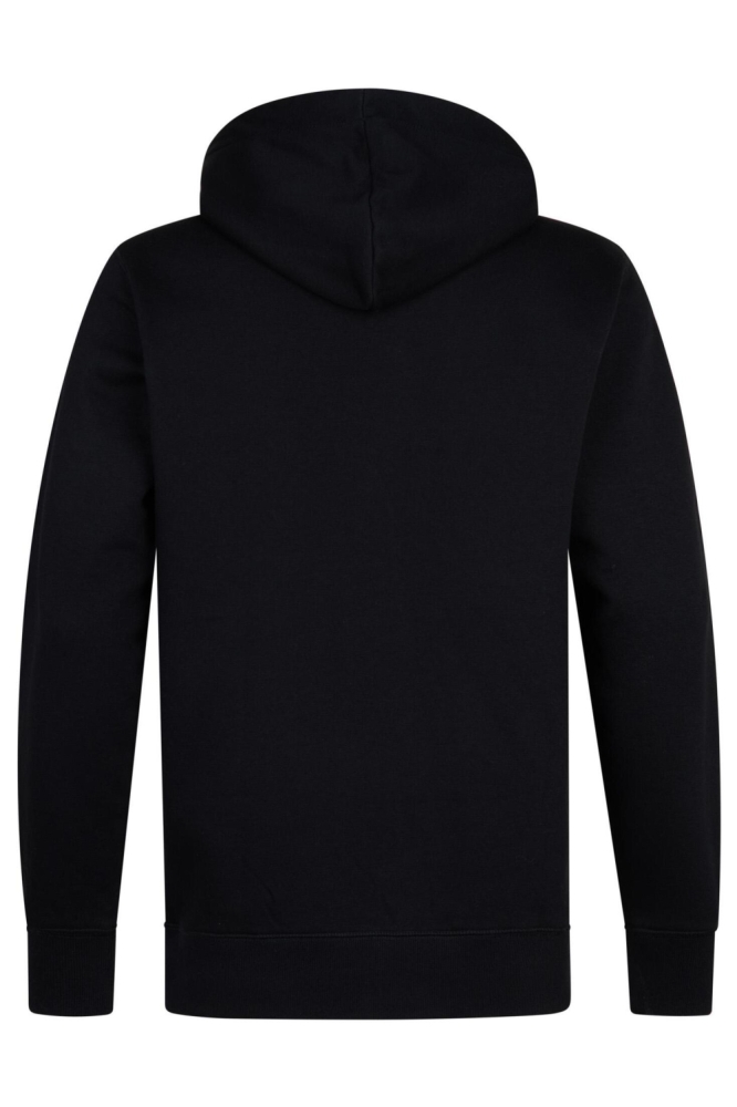 Petrol Industries zwarte heren sweater | Achteraanzicht