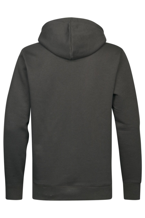 Petrol Industries grijze heren sweater | Achteraanzicht