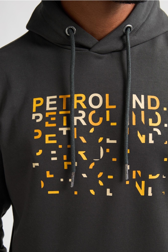 Petrol Industries grijze heren sweater | Kleurstaal