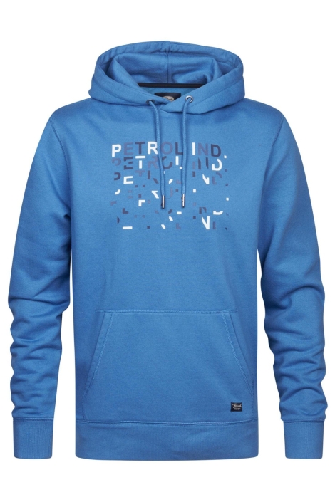 Petrol Industries blauwe heren sweater | Vooraanzicht