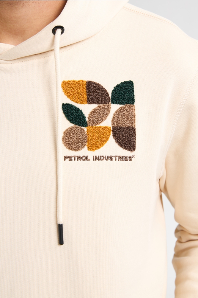 Petrol Industries beige heren sweater | Close up