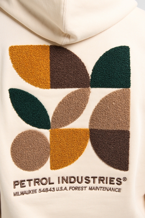 Petrol Industries beige heren sweater | Kleurstaal