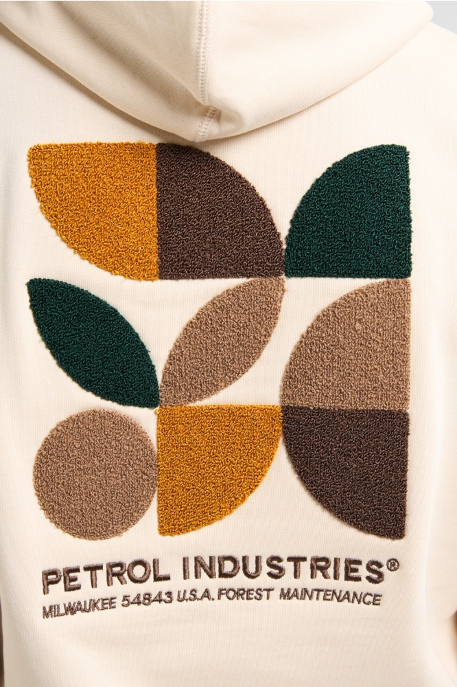 Petrol Industries beige heren sweater | Kleurstaal