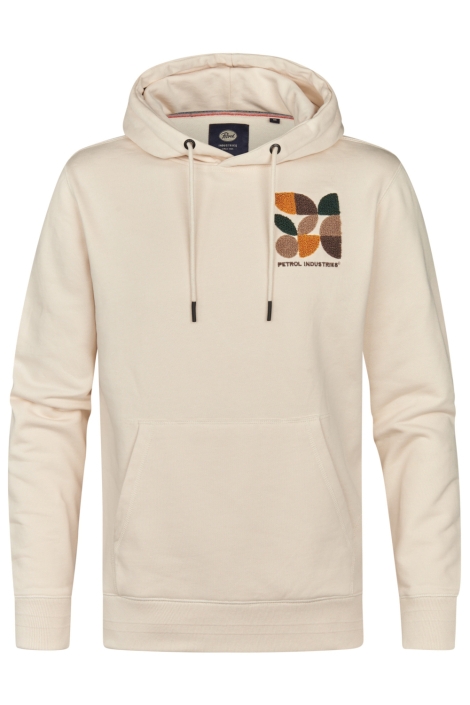 Petrol Industries beige heren sweater | Vooraanzicht
