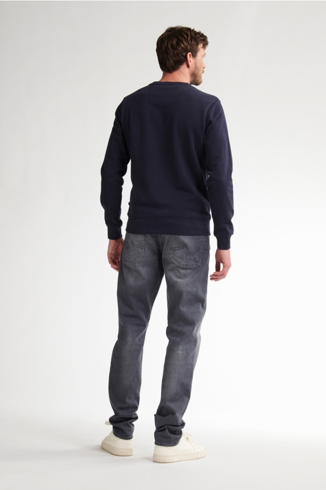 Petrol Industries blauwe heren sweater | Model