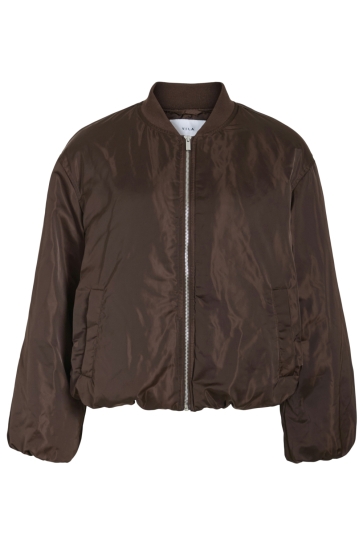 Vila Jas VIBILLIE L/S BOMBER JACKET 14110835 COFFEE BEAN