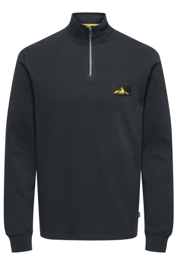 Only & Sons Trui ONSTHOR REG SWEAT HALF ZIP CS 22036847 SKY CAPTAIN/PASSION FR