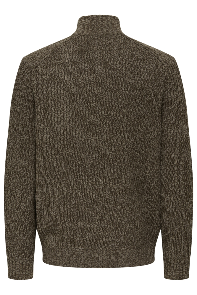 Only & Sons bruine heren trui | Achteraanzicht