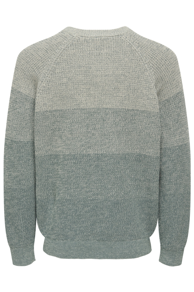 Only & Sons beige heren trui | Achteraanzicht