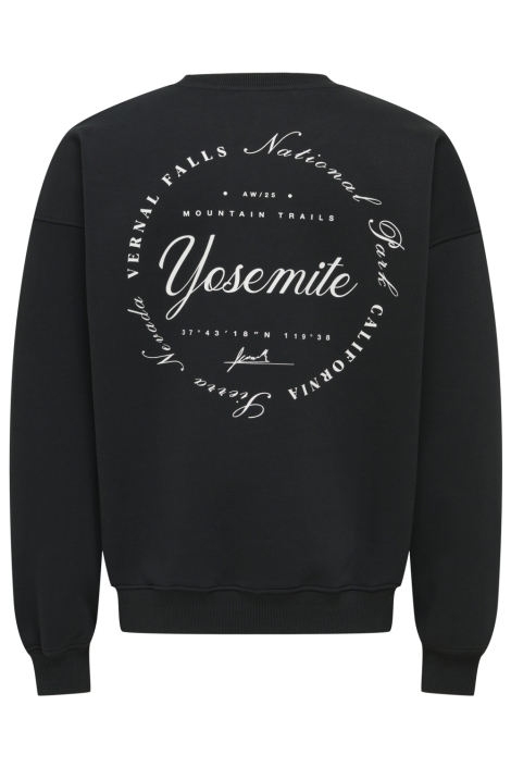 Only & Sons zwarte heren sweater | Achteraanzicht