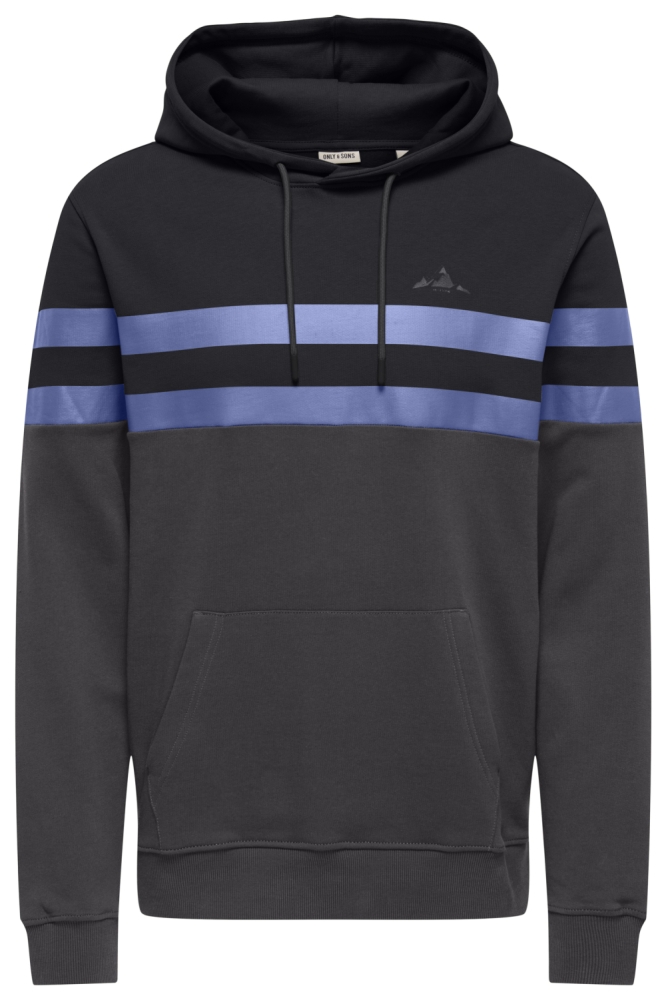 Only & Sons zwarte heren sweater | Vooraanzicht
