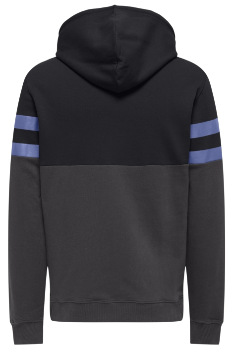 Only & Sons zwarte heren sweater | Achteraanzicht