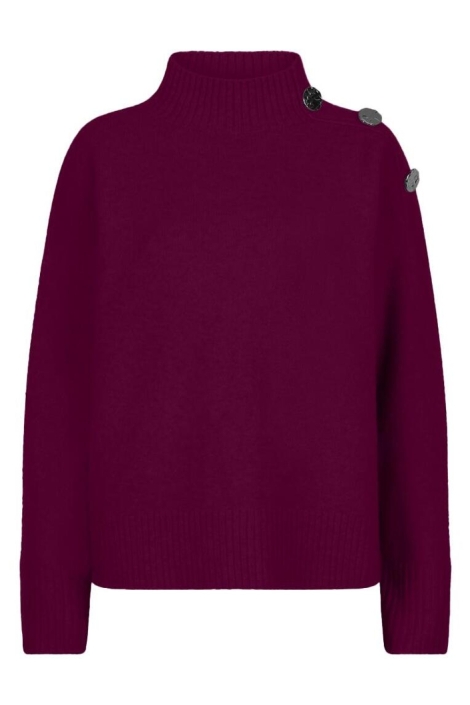 EsQualo paarse dames trui | Vooraanzicht