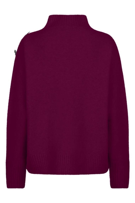 EsQualo paarse dames trui | Achteraanzicht