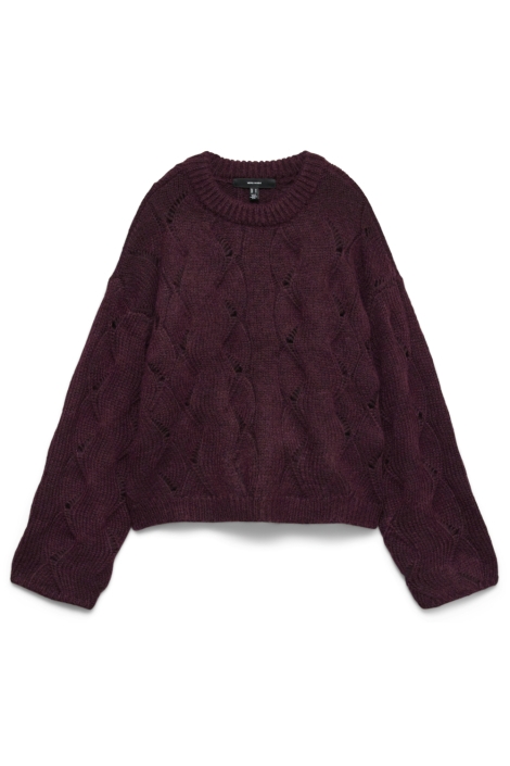 Vero Moda bordeaux dames trui | Vooraanzicht