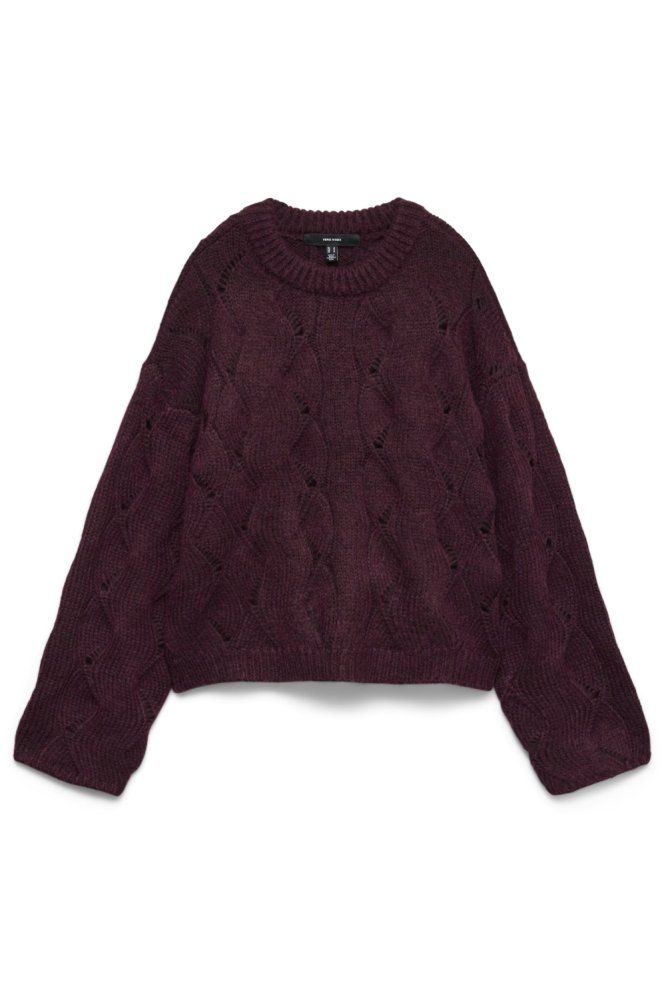 Vero Moda bordeaux dames trui | Vooraanzicht