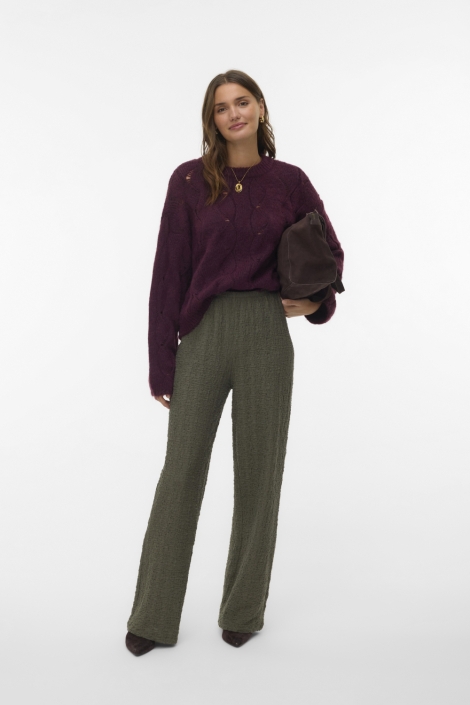 Vero Moda bordeaux dames trui | Model