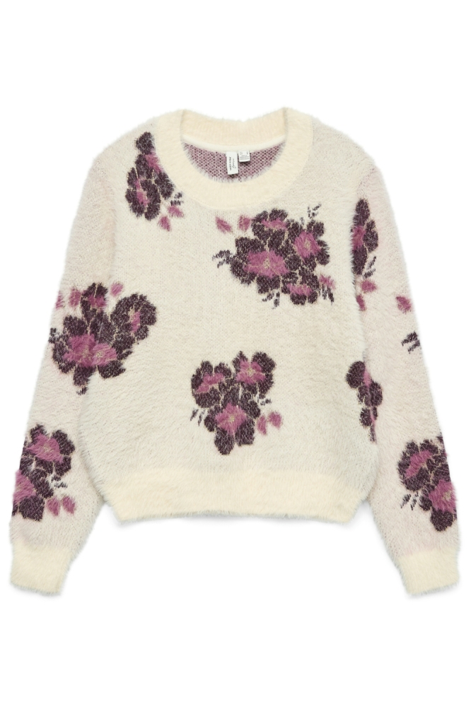 Vero Moda beige dames trui | Vooraanzicht