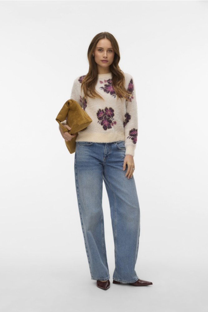 Vero Moda beige dames trui | Model