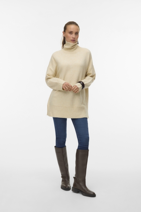 Vero Moda beige dames trui | Model