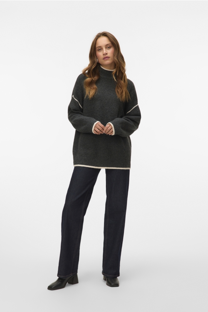 Vero Moda grijze dames trui | Model
