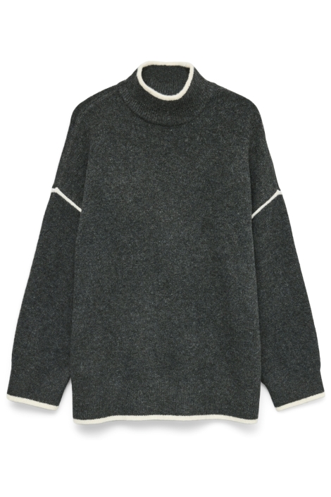 Vero Moda grijze dames trui | Vooraanzicht