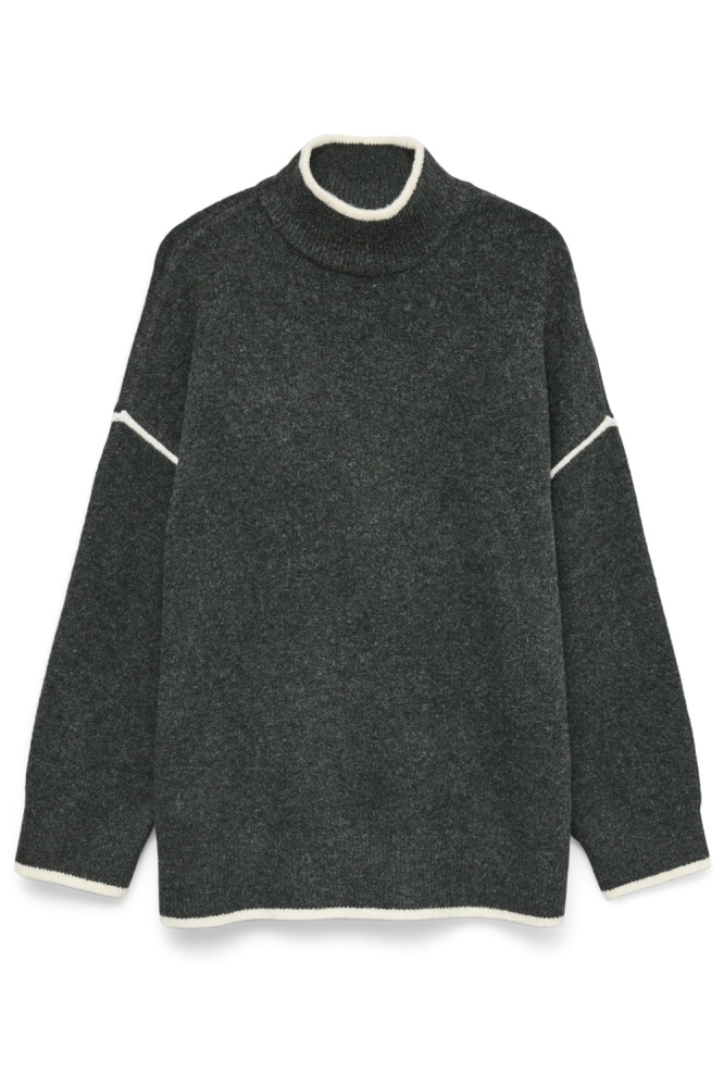 Vero Moda grijze dames trui | Vooraanzicht