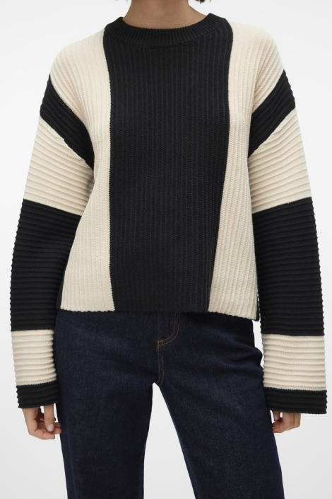 Vero Moda zwarte dames trui | Close up