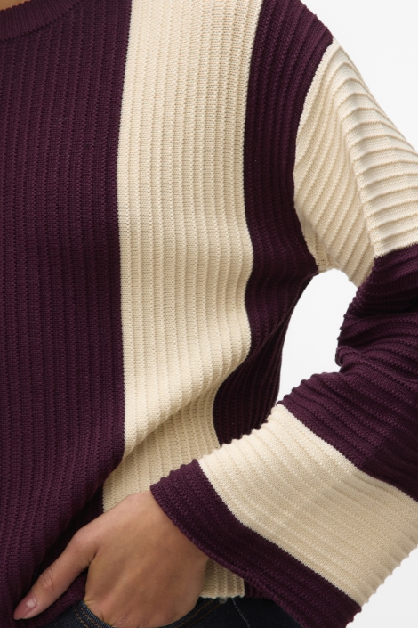 Vero Moda bordeaux dames trui | Close up