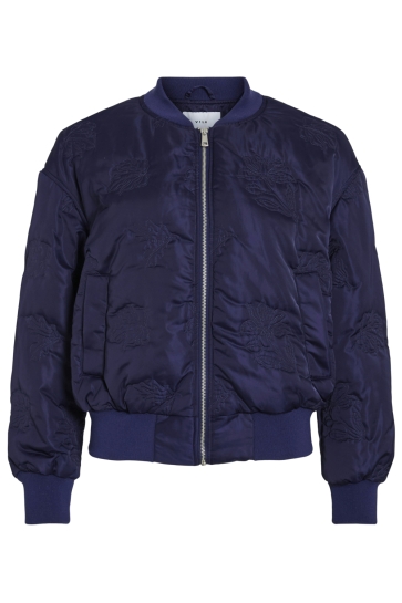 Vila Jas VISHONA L/S EMB. BOMBER JACKET 14110683 RHODONITE