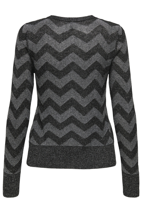 Only zwarte dames trui | Achteraanzicht