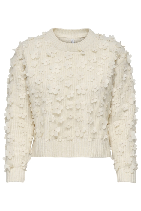 Only beige dames trui | Vooraanzicht