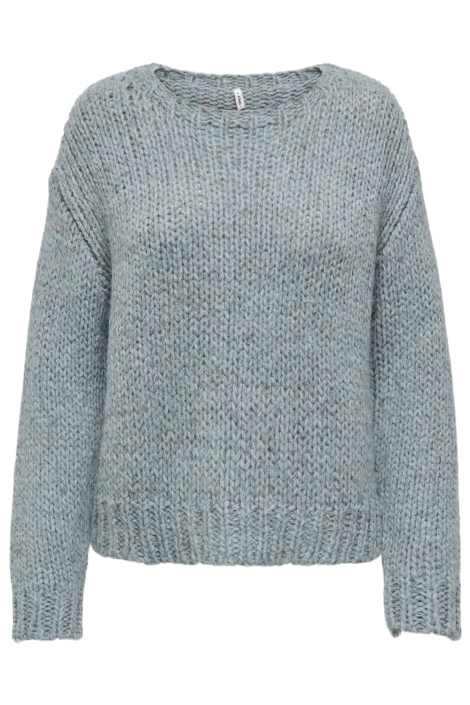 Only blauwe dames trui | Vooraanzicht