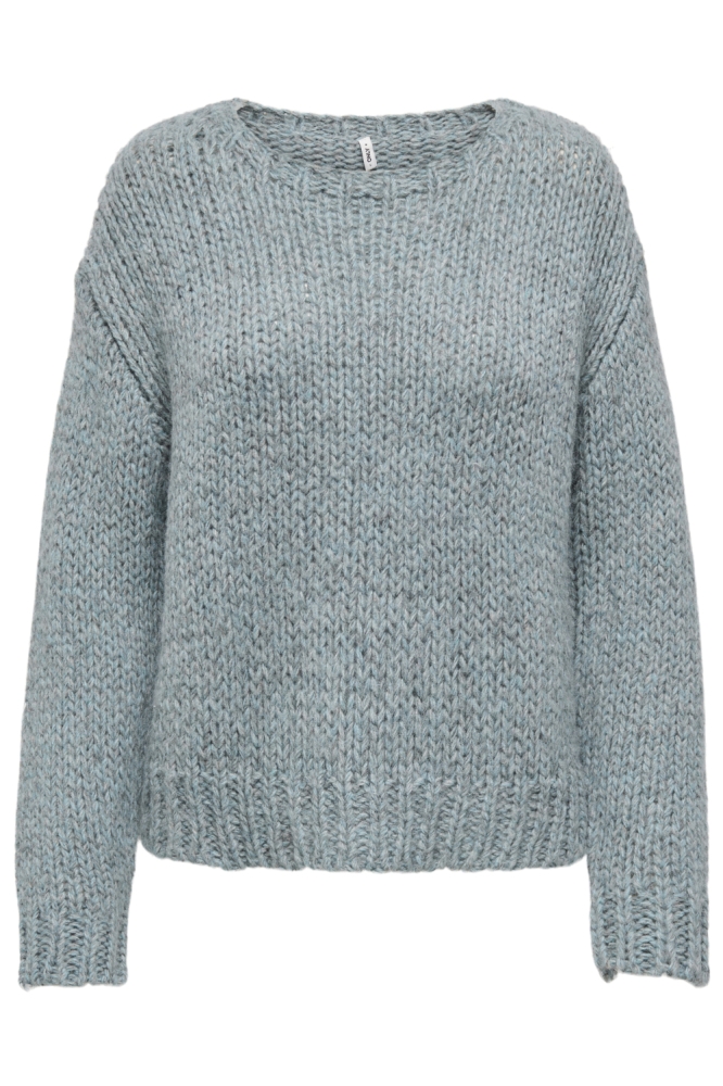 Only blauwe dames trui | Vooraanzicht