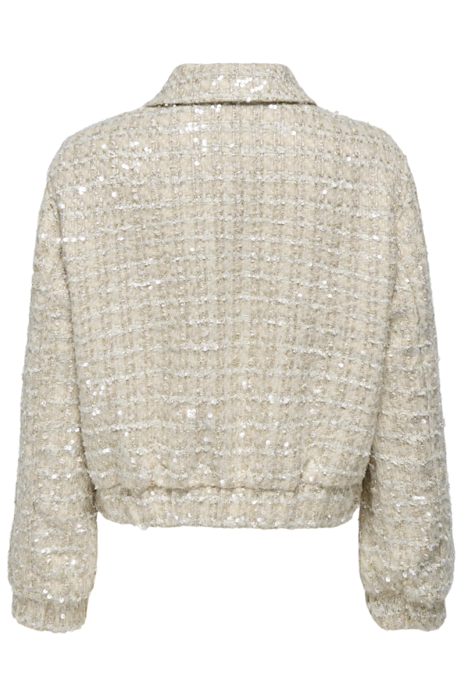 Only ecru dames jas | Achteraanzicht