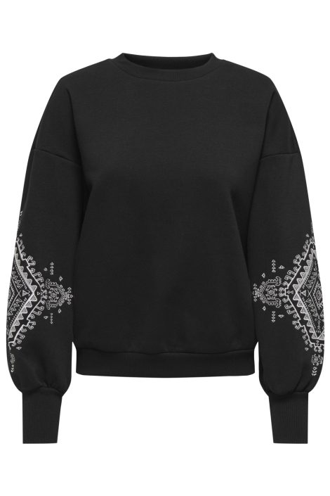 Only zwarte dames sweater | Vooraanzicht