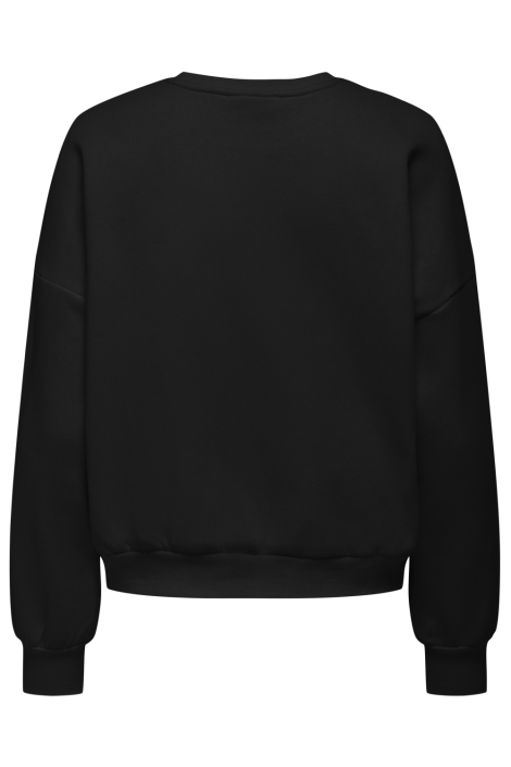 Only zwarte dames sweater | Achteraanzicht