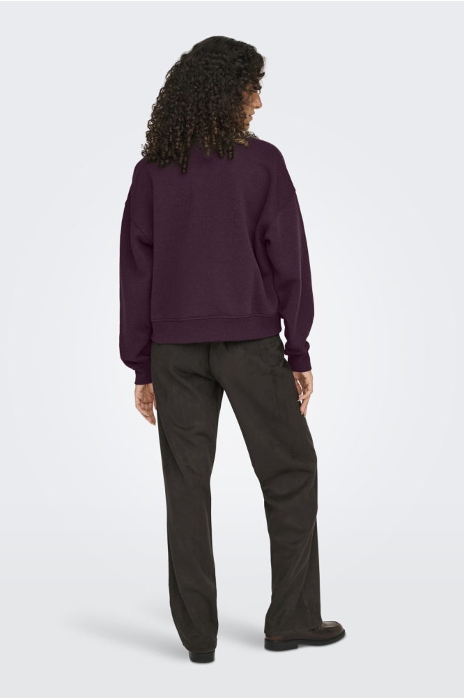 Only bordeaux dames sweater | Model