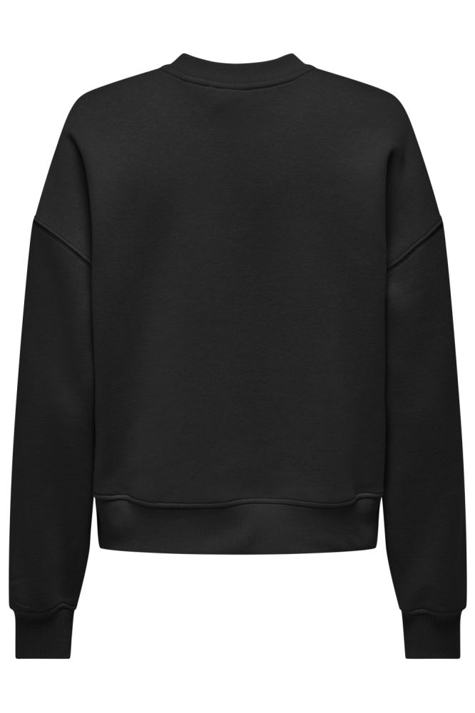 Only zwarte dames sweater | Achteraanzicht