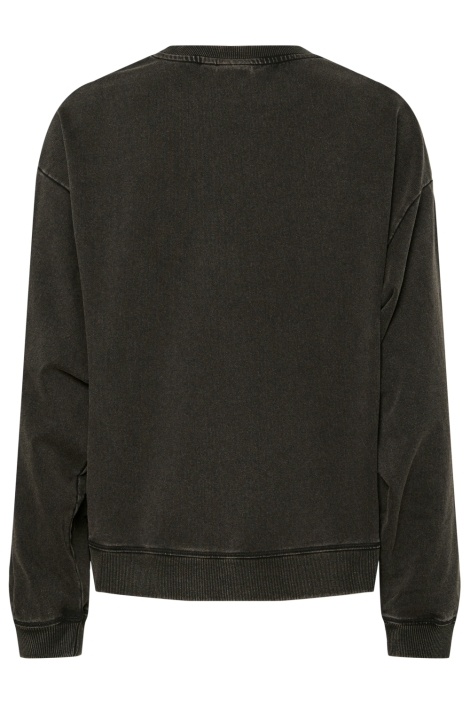 Pieces zwarte dames sweater | Achteraanzicht