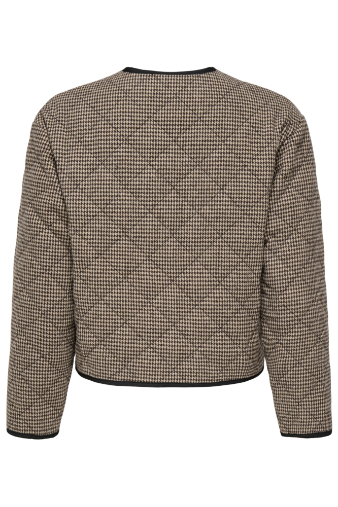 Jacqueline de Yong bruine dames jas | Achteraanzicht