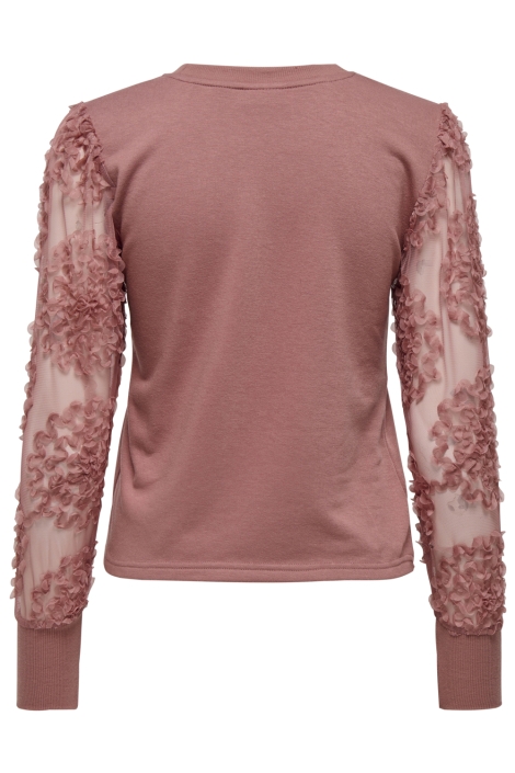 Jacqueline de Yong roze dames sweater | Achteraanzicht