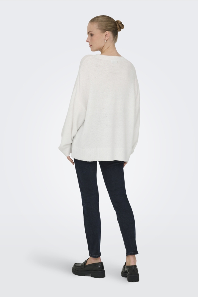 Jacqueline de Yong witte dames trui | Model