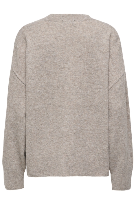 Jacqueline de Yong camel dames trui | Achteraanzicht