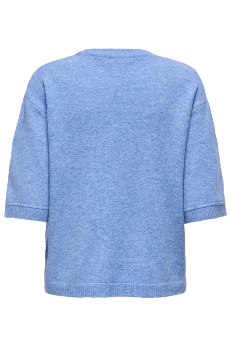 Jacqueline de Yong blauwe dames trui | Achteraanzicht