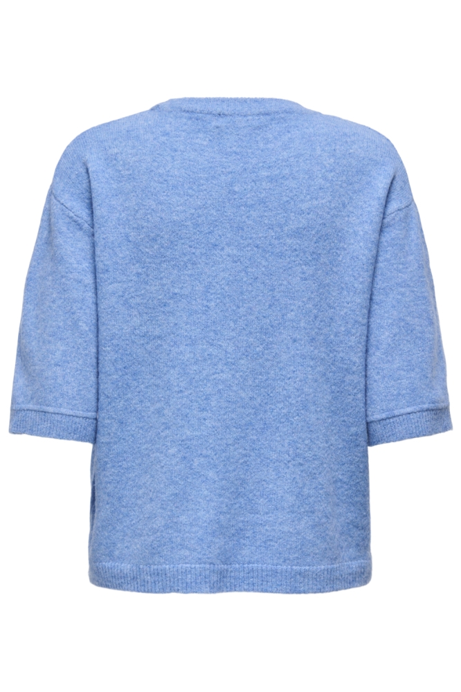 Jacqueline de Yong blauwe dames trui | Achteraanzicht